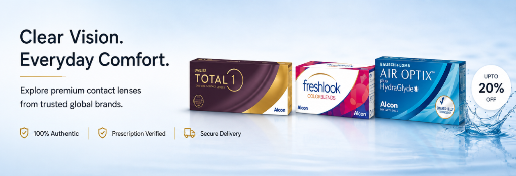 Clear Vision. Everyday Comfort. Contact Lenses - Up to 20% OFF